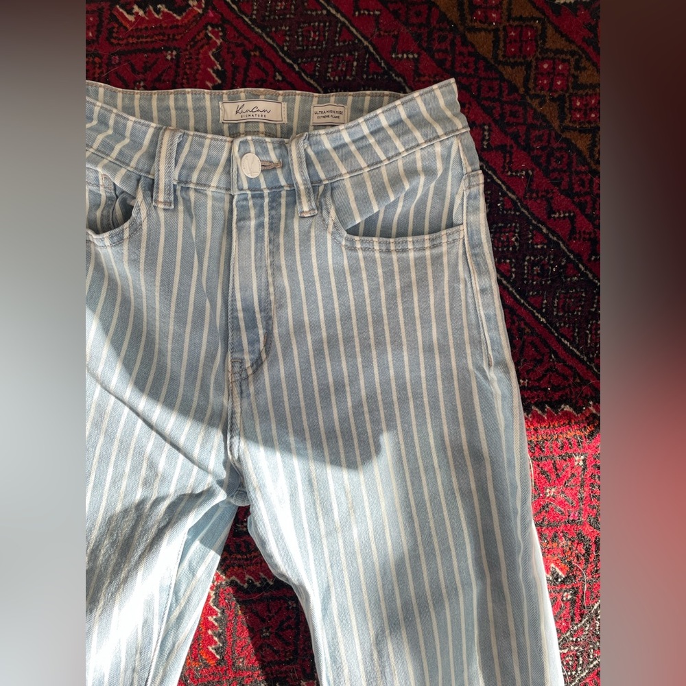 Wide flare bell bottom jeans